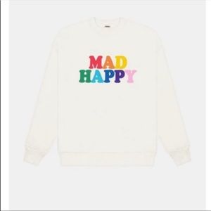 Mad happy rainbow crewneck :)